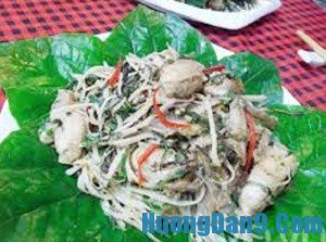 Hướng dẫn cách làm ếch xào củ chuối thơm ngon hấp dẫn